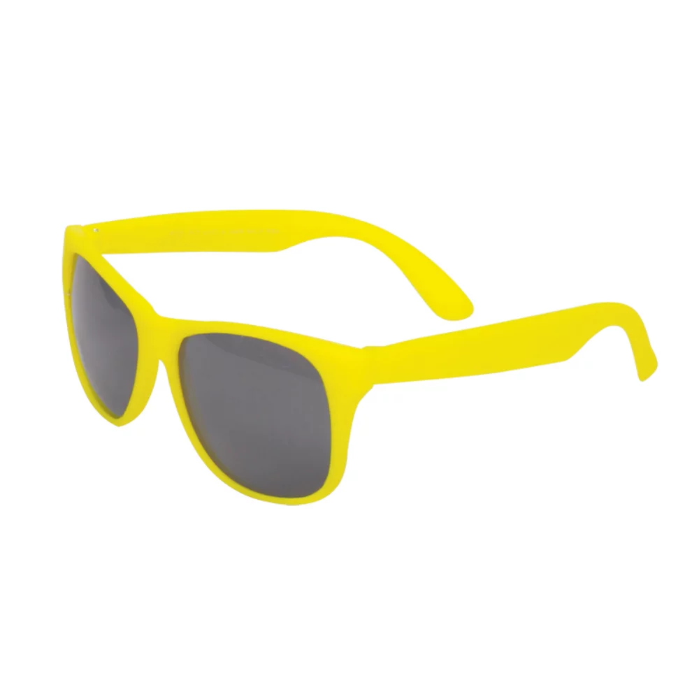 Lunettes de soleil mates monochromes