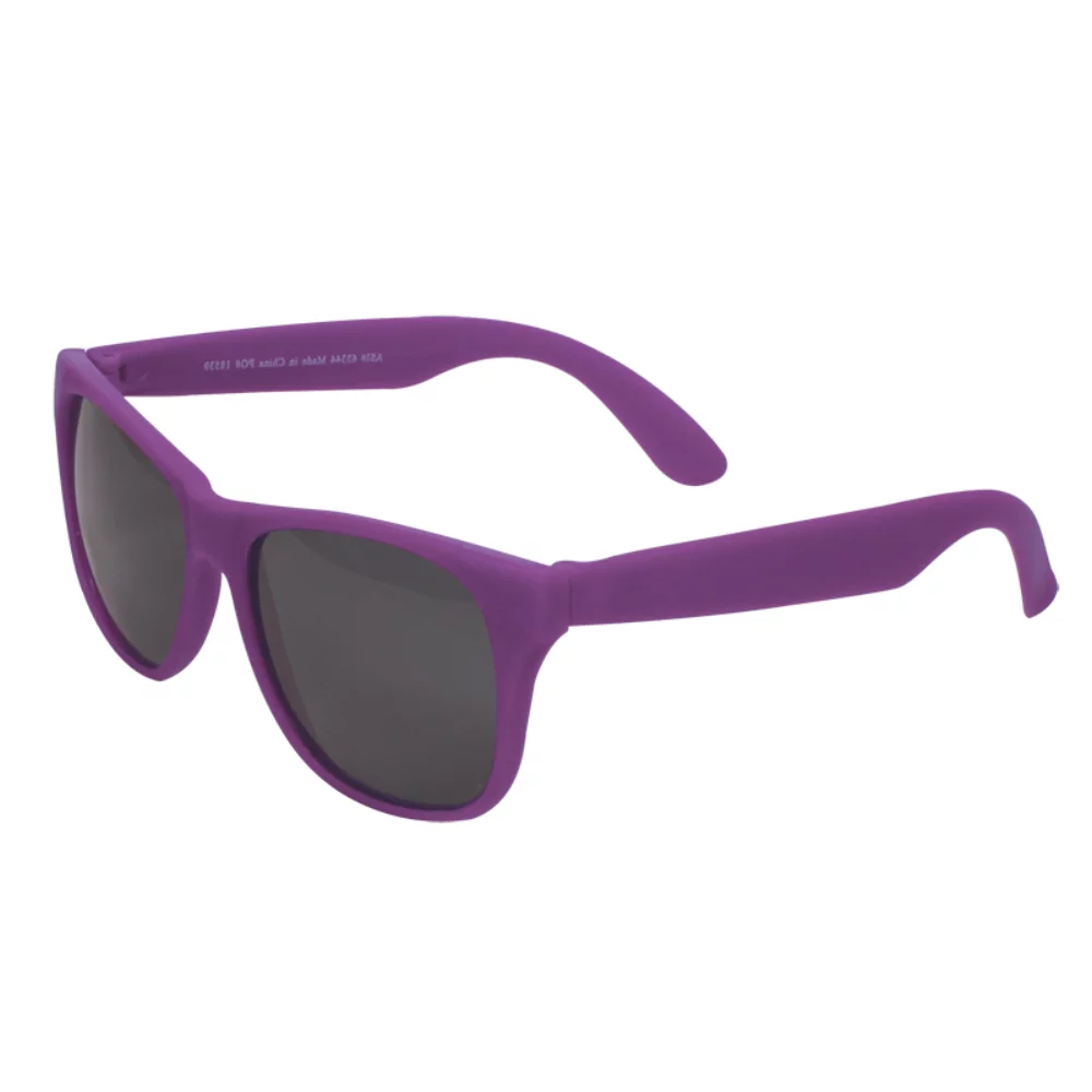 Lunettes de soleil mates monochromes