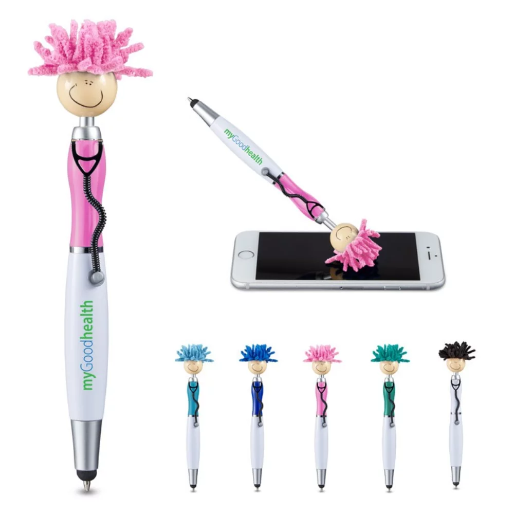 MopToppers® Screen Cleaner w/Stethoscope Stylus Pen