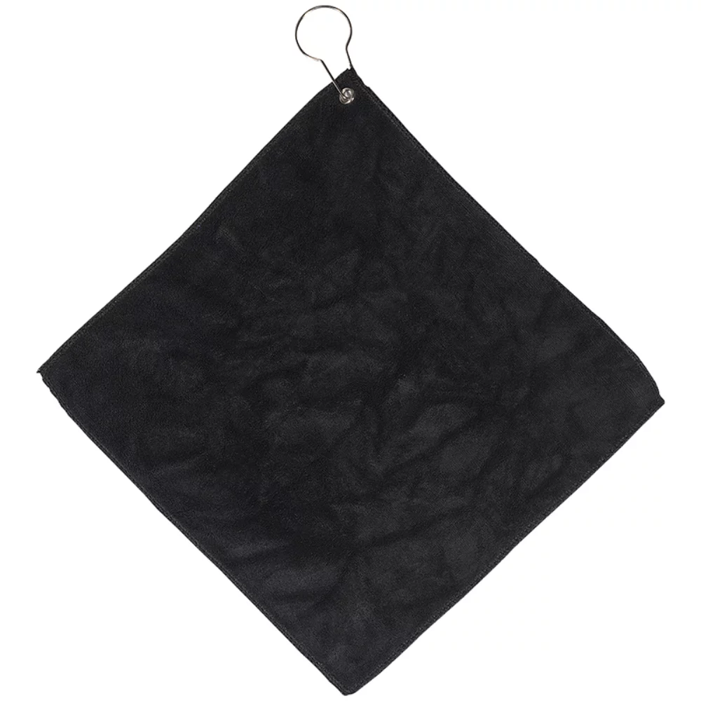 Serviette de golf en microfibre avec œillet et crochet