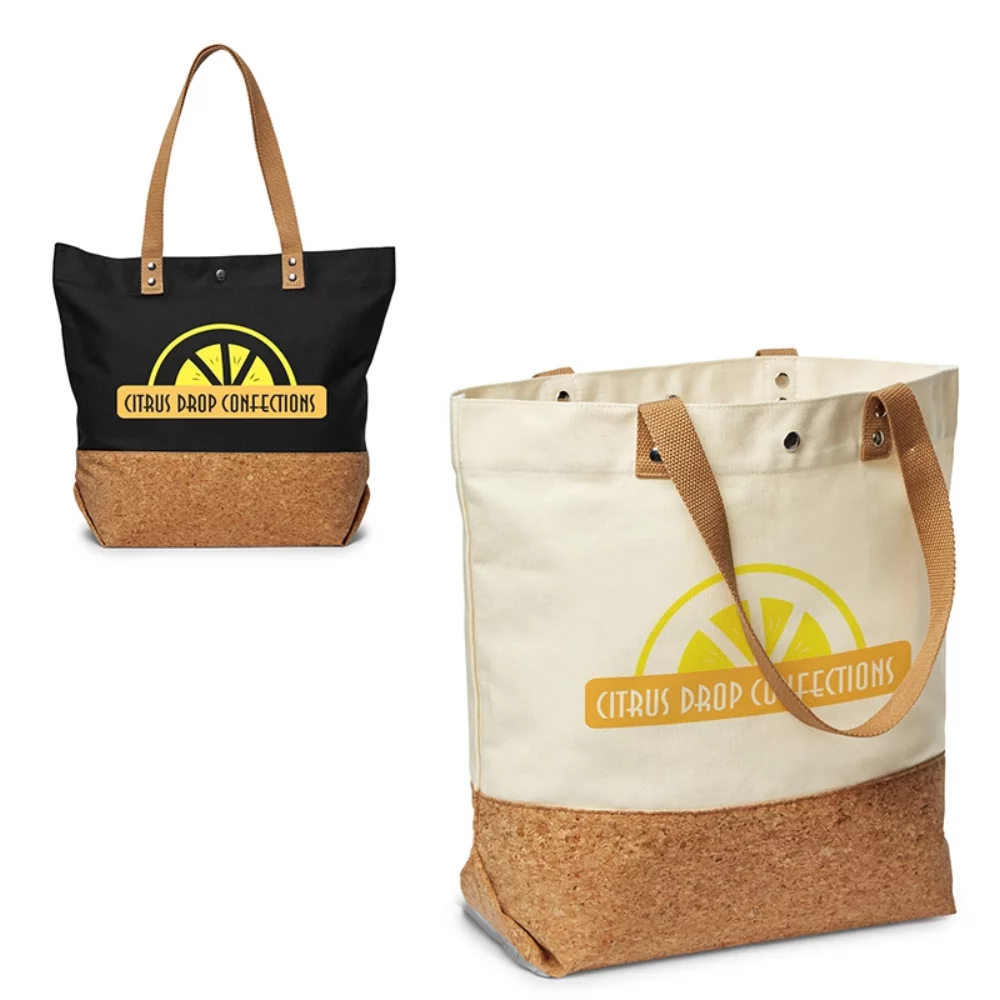 Sac fourre-tout en toile/cork de 12 oz.