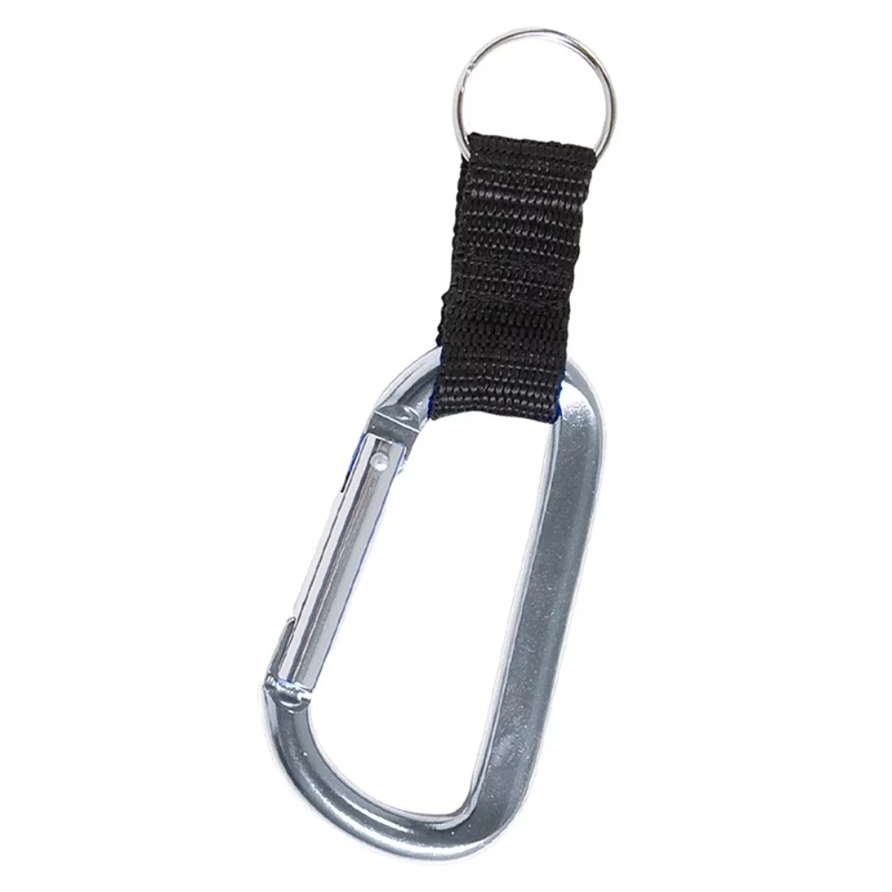 Carabiner w/Strap & Split Ring