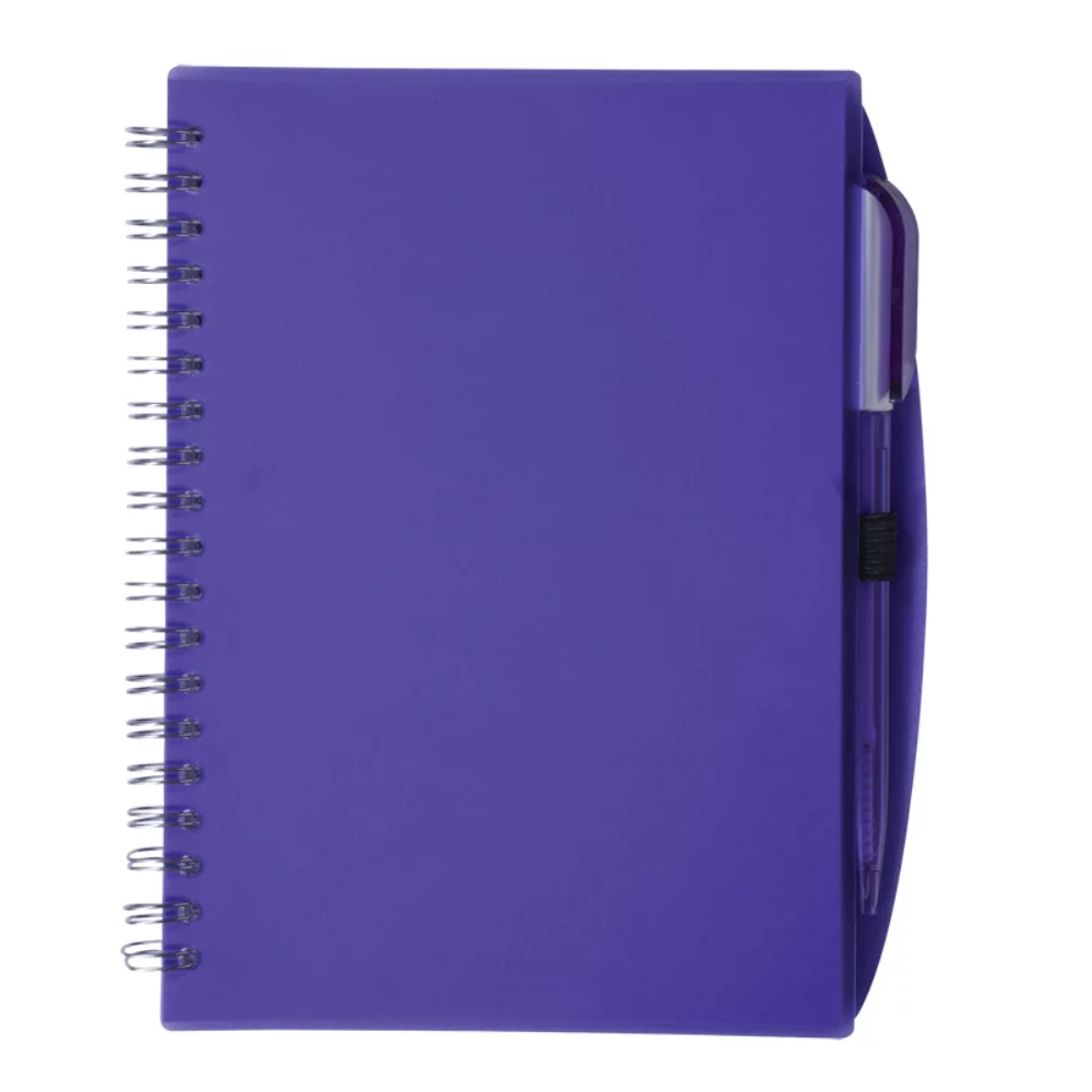 Cahier à spirale avec stylo