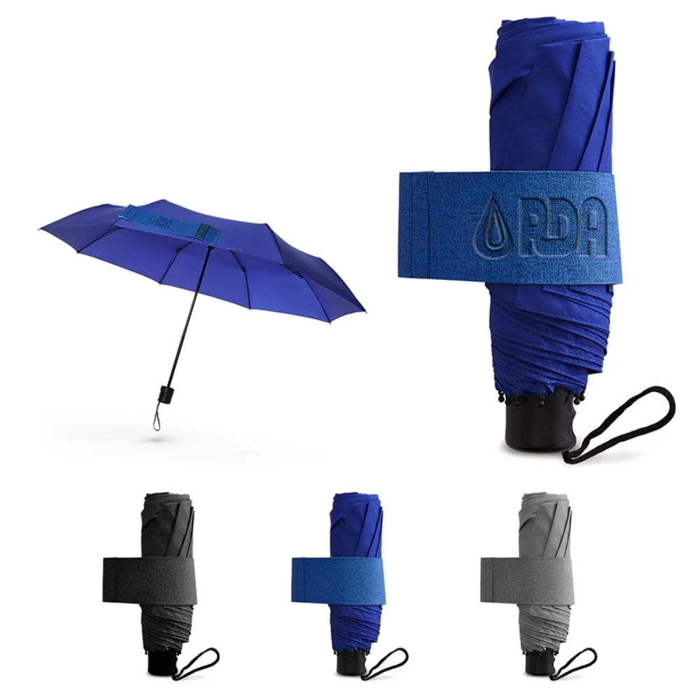 Parapluie manuel ouverture 42" avec sangle en PU