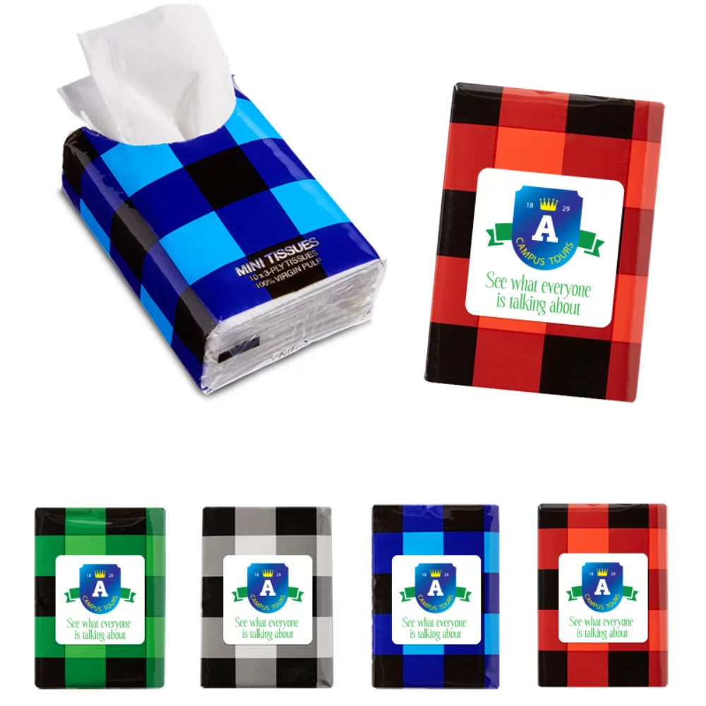 Buffalo Plaid Mini Tissue Packet