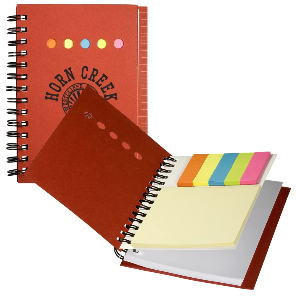 Livre de notes adhésives Eco Mini avec règle