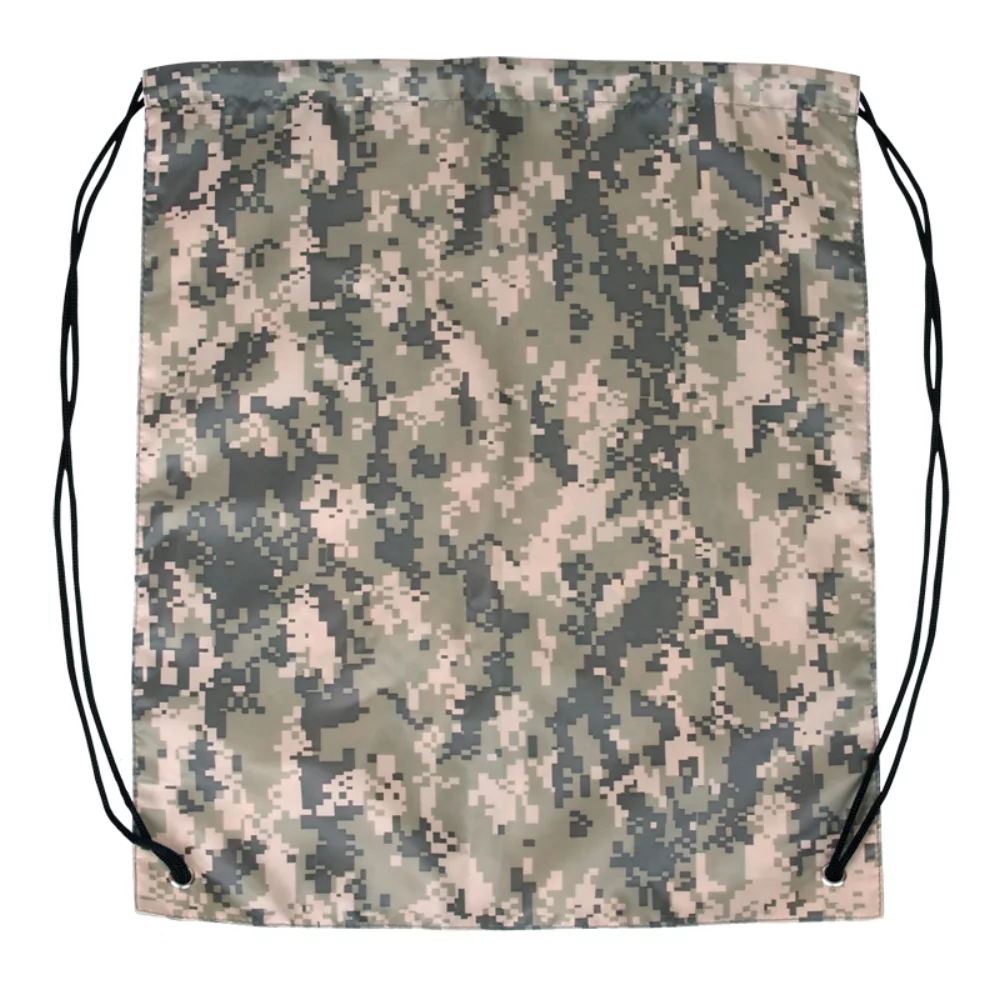 Sac à cordon de serrage camouflage numérique