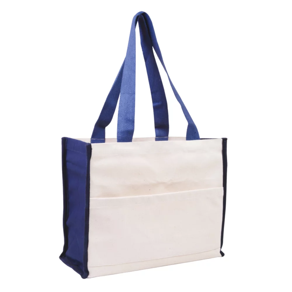 Sac fourre-tout à gousset en coton