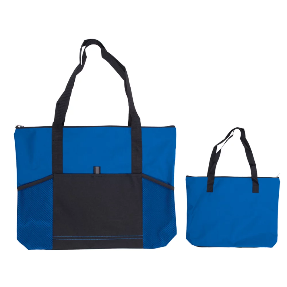 Grand sac fourre-tout pour salon professionnel avec poches avant