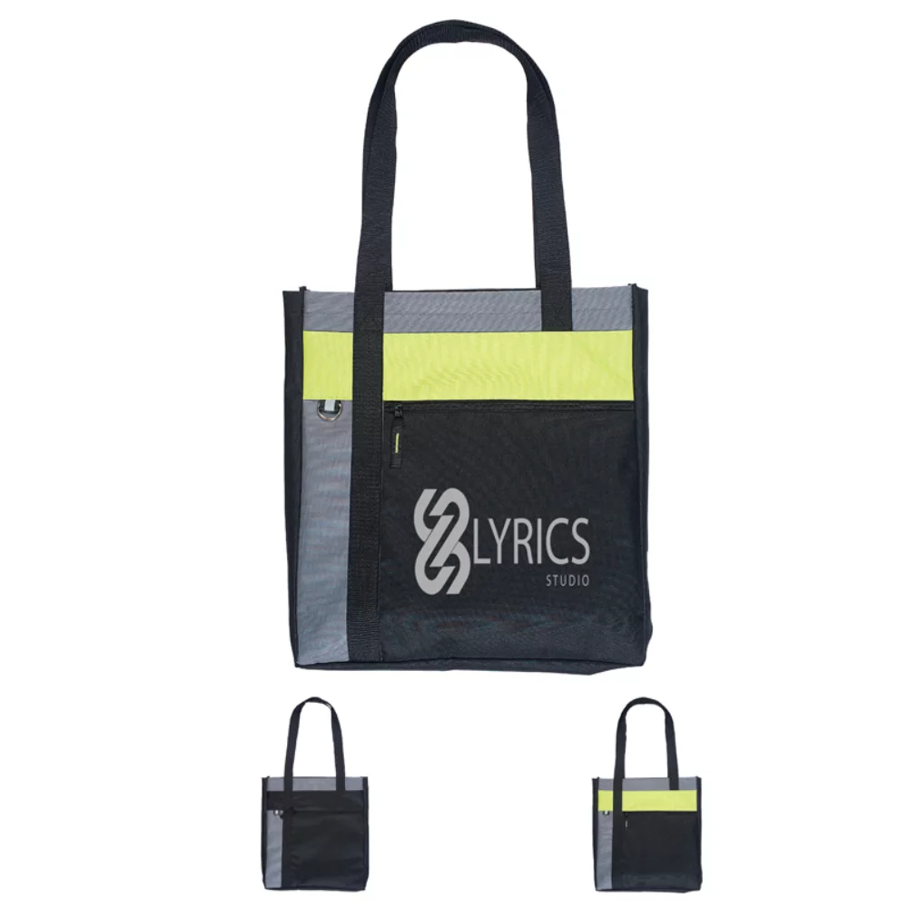 Happy De Stijl Polyester Tote Bag