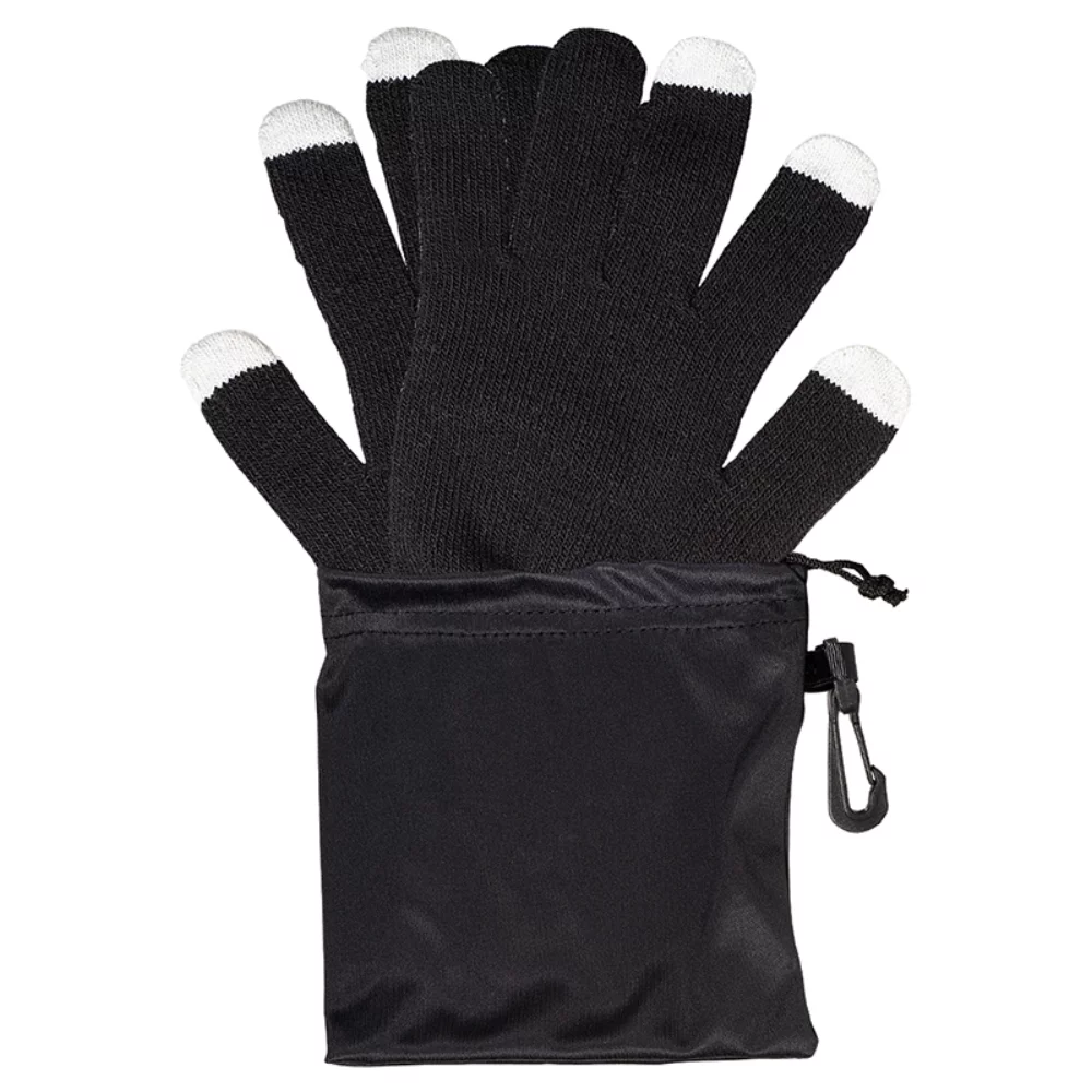 Gants tactiles dans une pochette