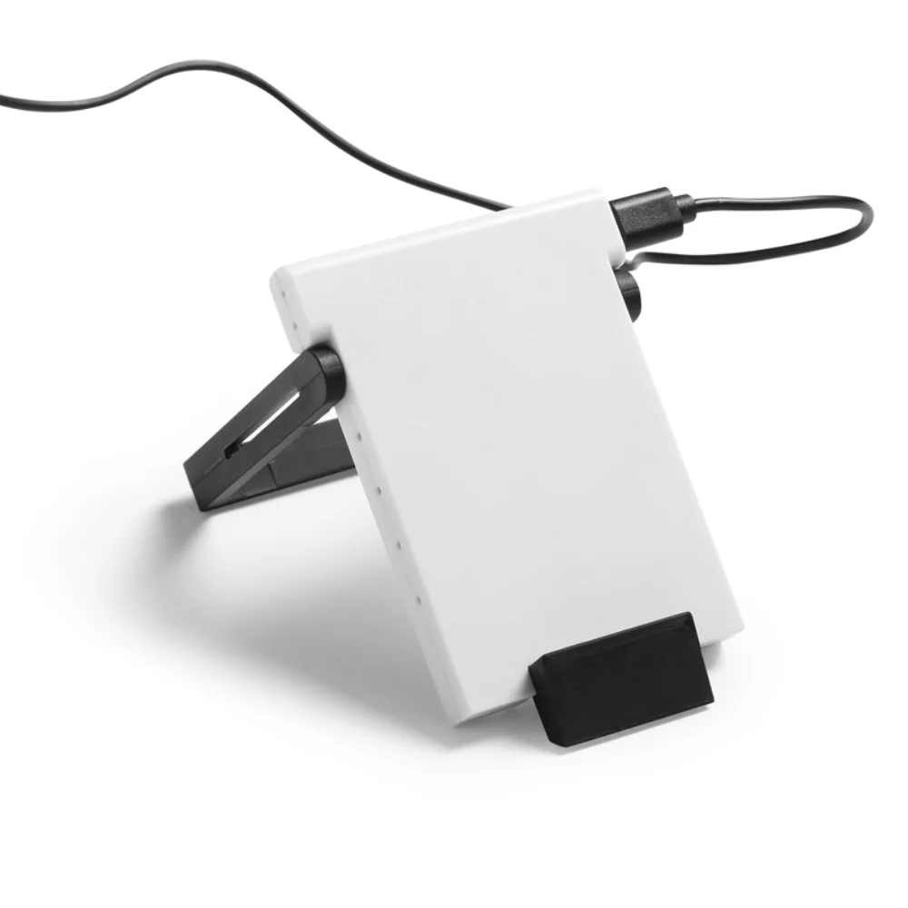 Chargeur sans fil promotionnel avec support pour téléphone