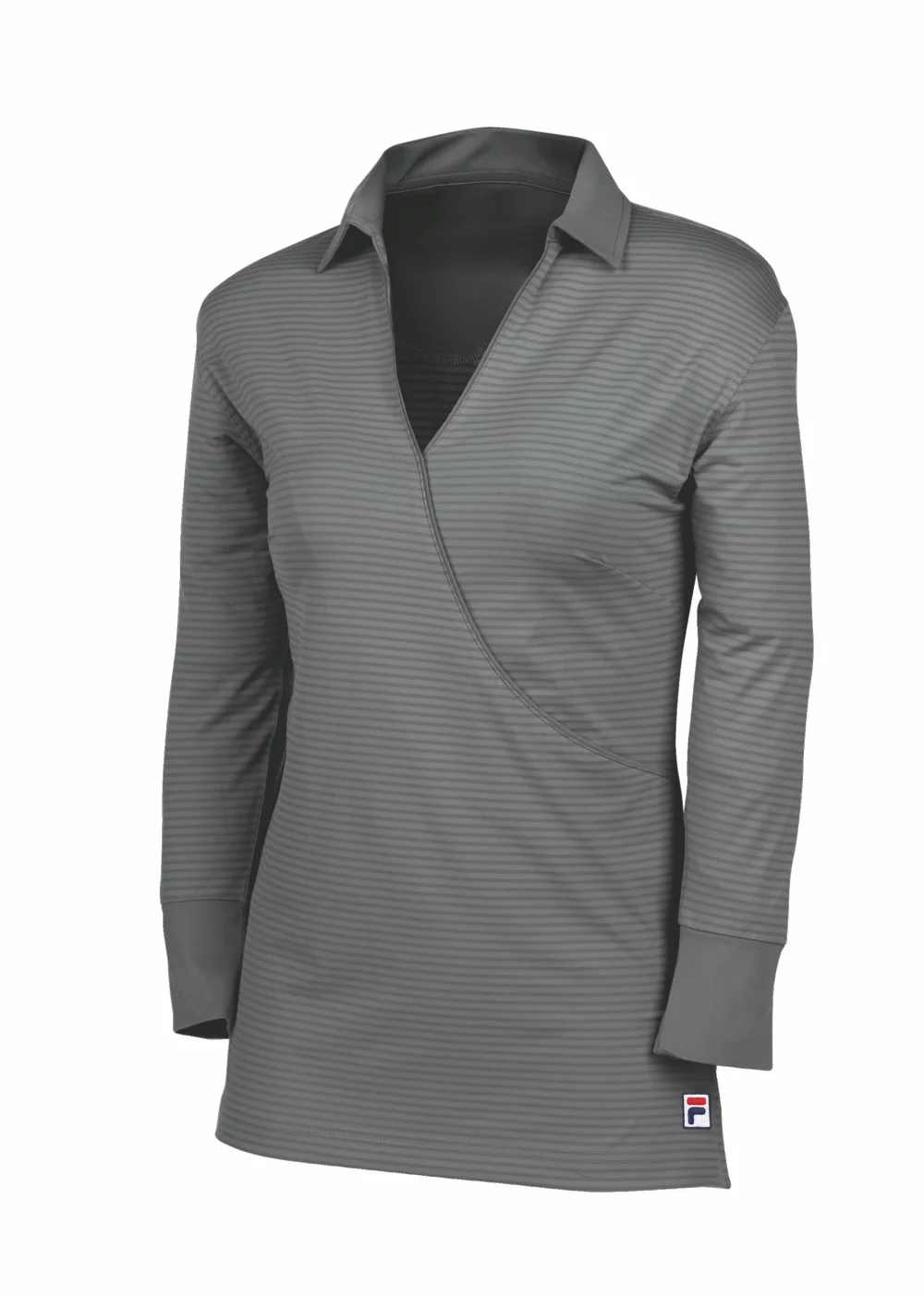 Women's FILA Volterra Striped Polo Shirt