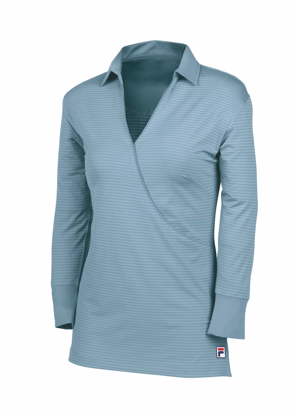 Women's FILA Volterra Striped Polo Shirt