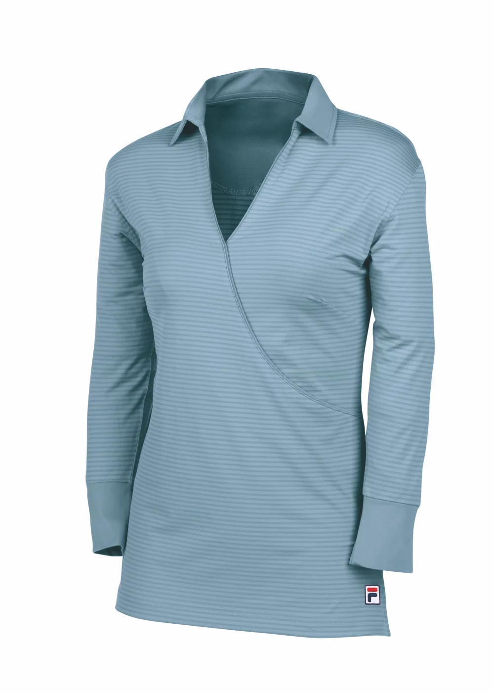 Women's FILA Volterra Striped Polo Shirt