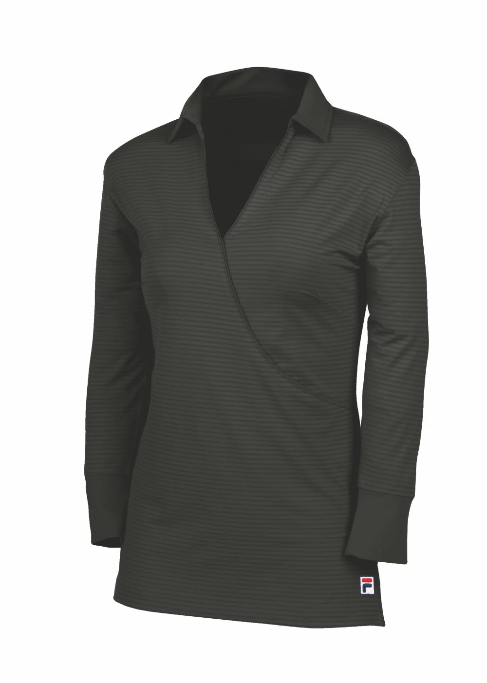Women's FILA Volterra Striped Polo Shirt