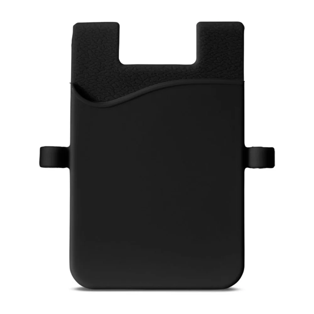 Poche de smartphone en silicone avec boucles pour écouteurs