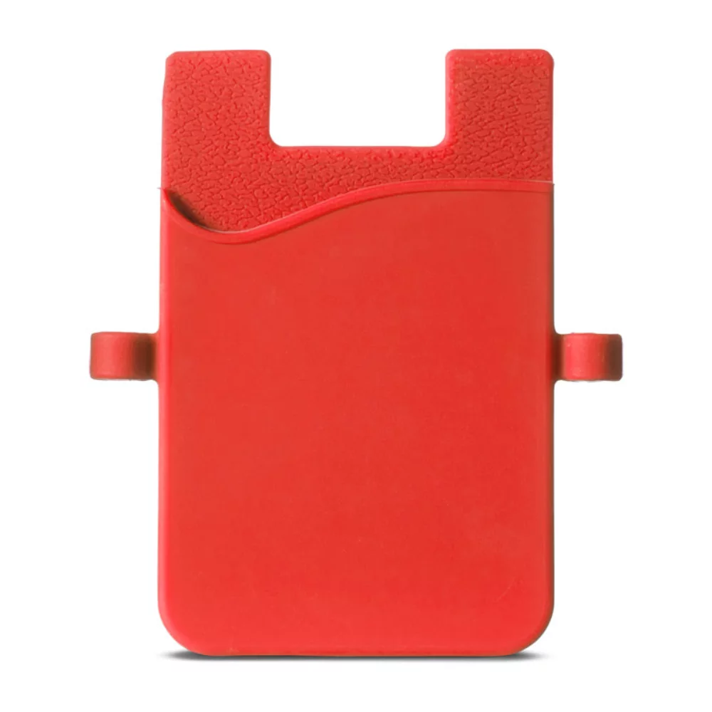 Poche de smartphone en silicone avec boucles pour écouteurs