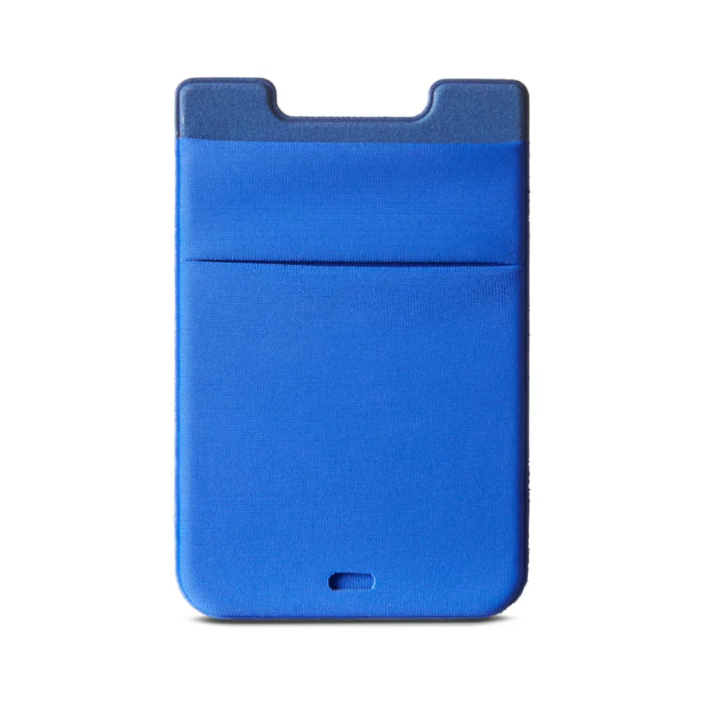 Pochette double pour téléphone et support pour écouteurs sans fil en Lycra®