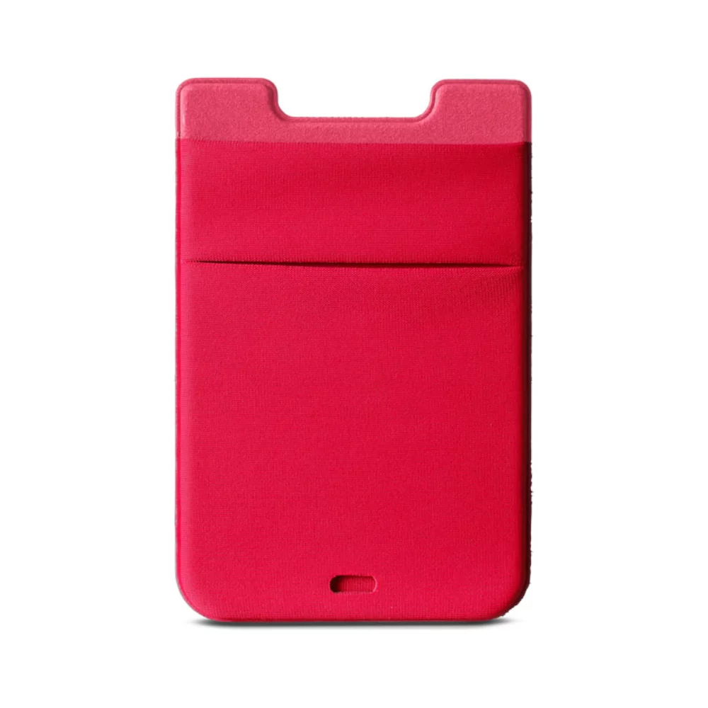 Pochette double pour téléphone et support pour écouteurs sans fil en Lycra®
