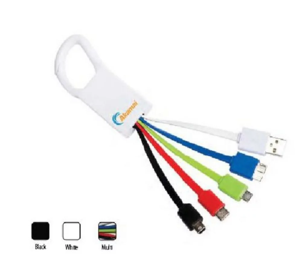 Câble de charge 4-en-1 Octopus (Micro, Mini, USB C, USB 3)