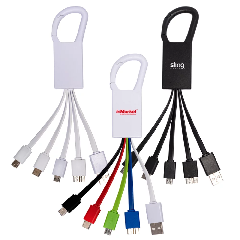 Câble de charge 4-en-1 Octopus (Micro, Mini, USB C, USB 3)