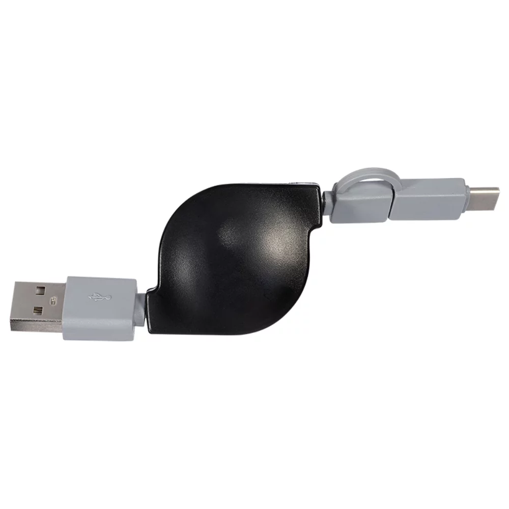 Câble de charge rétractable 3-en-1
