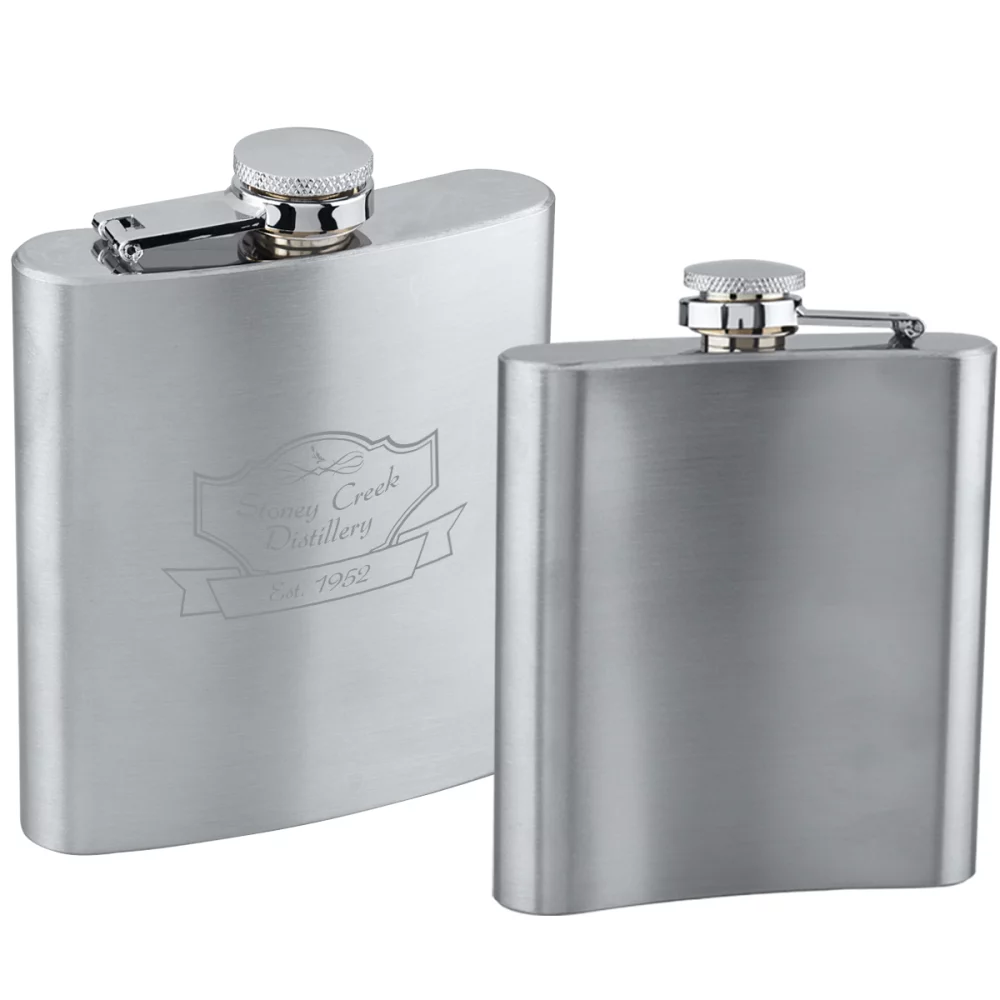 6 Oz. Stainless Steel Flask