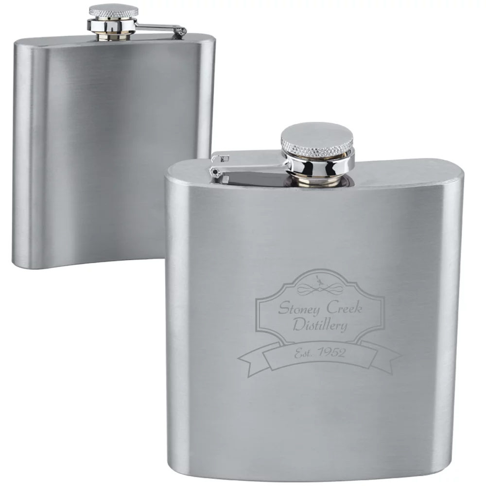 6 Oz. Stainless Steel Flask