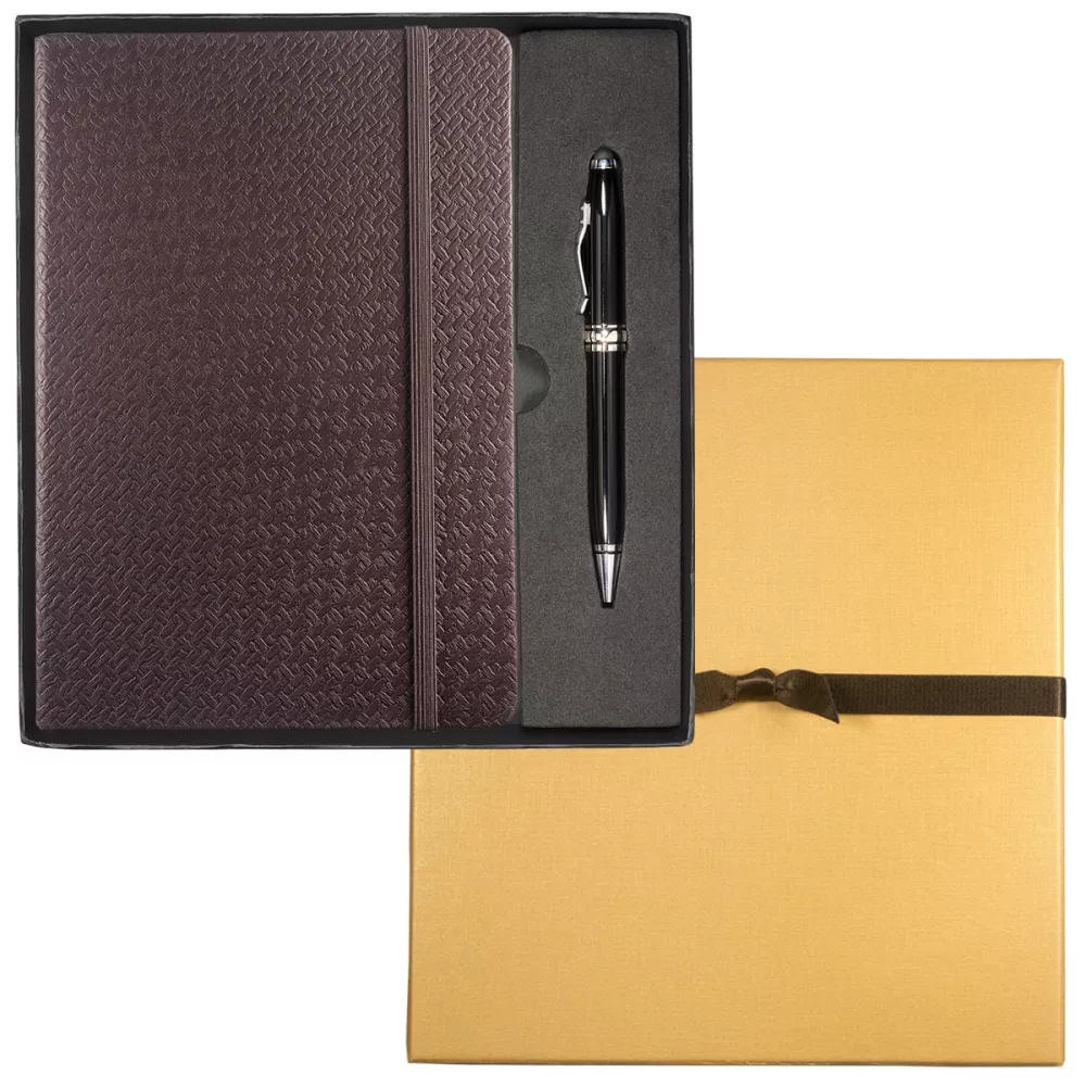 Ensemble carnet Textured Tuscany™ et stylo à stylet exécutif