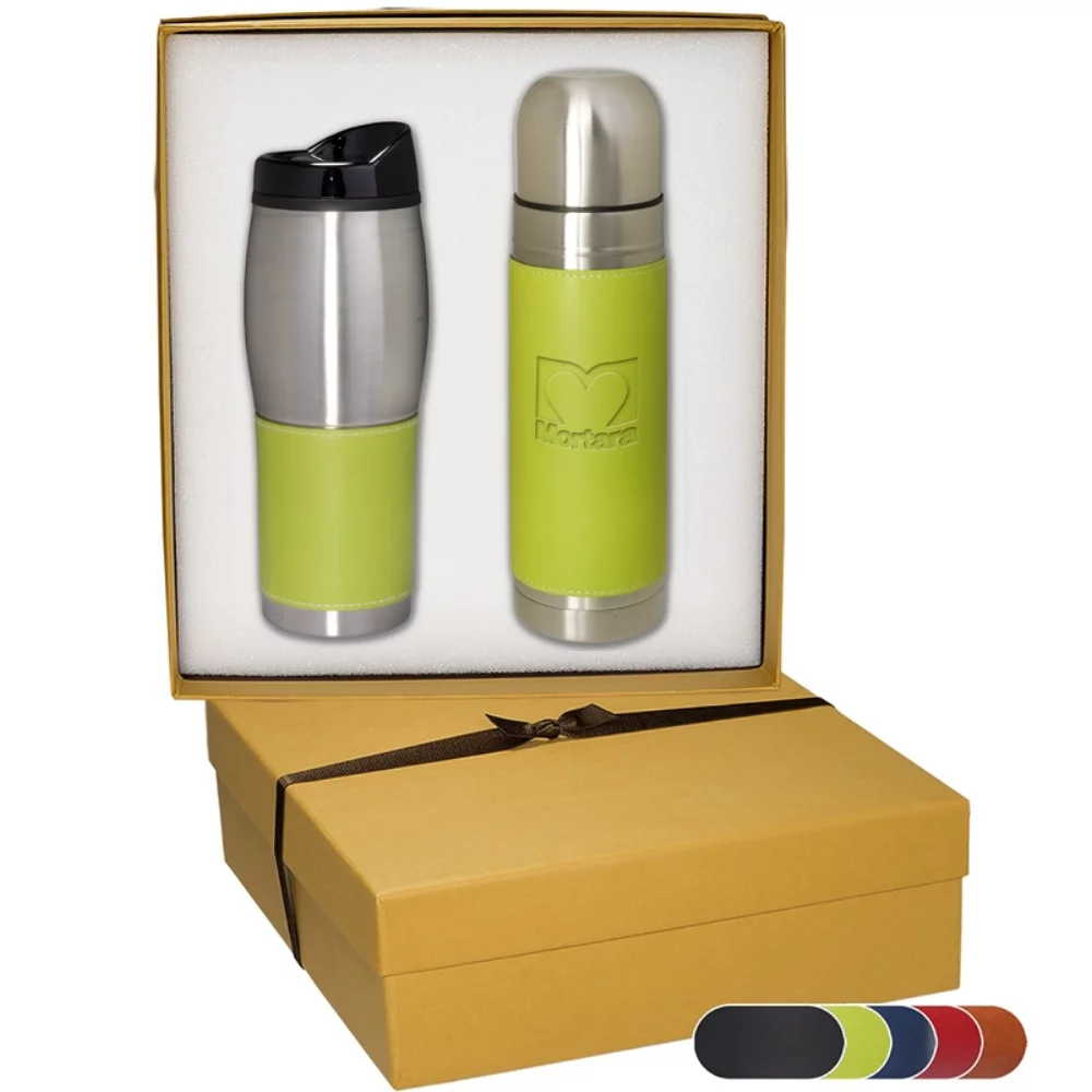 Tuscany™ Thermal Bottle & Tumbler Gift Set