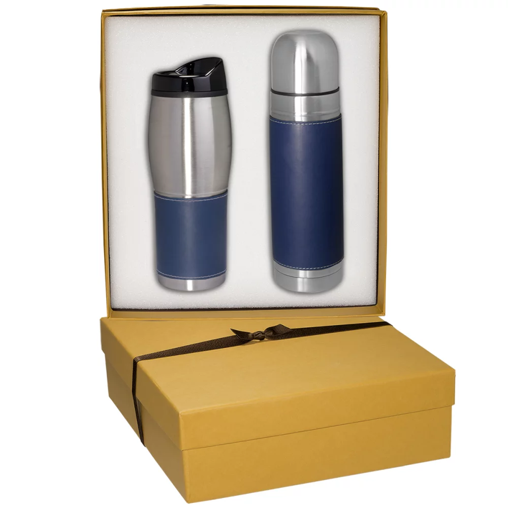 Ensemble cadeau bouteille thermique et gobelet Tuscany™
