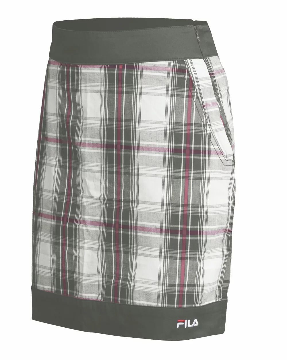 Jupe-short à carreaux FILA pour femmes de la collection Geneva.