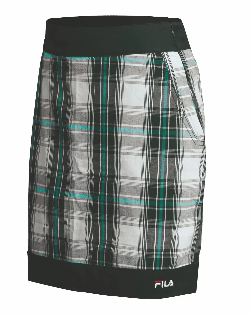 Jupe-short à carreaux FILA pour femmes de la collection Geneva.