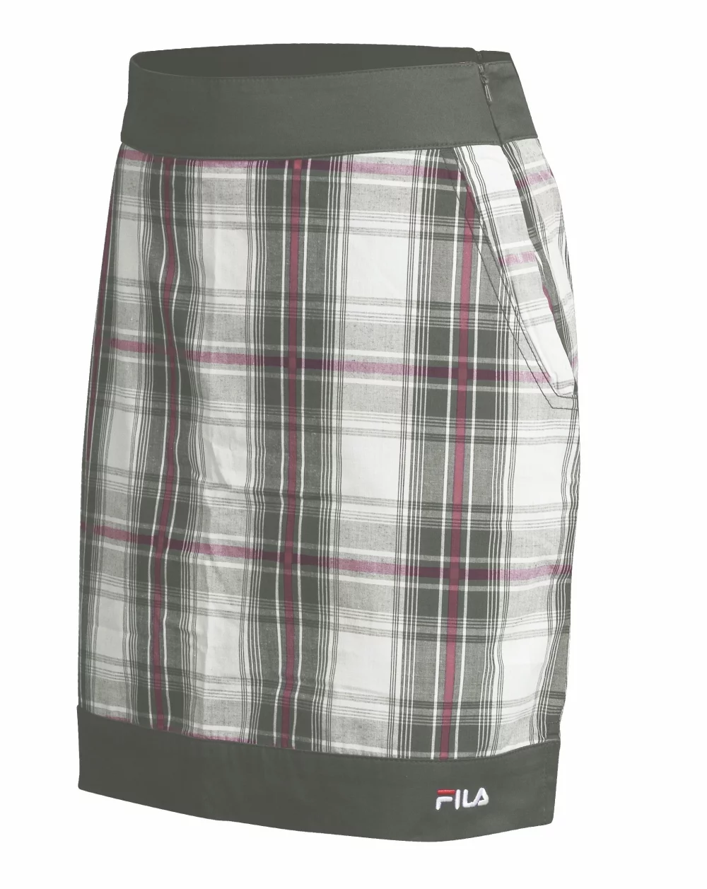 Jupe-short à carreaux FILA pour femmes de la collection Geneva.