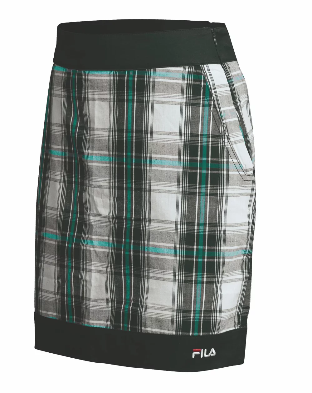 Jupe-short à carreaux FILA pour femmes de la collection Geneva.