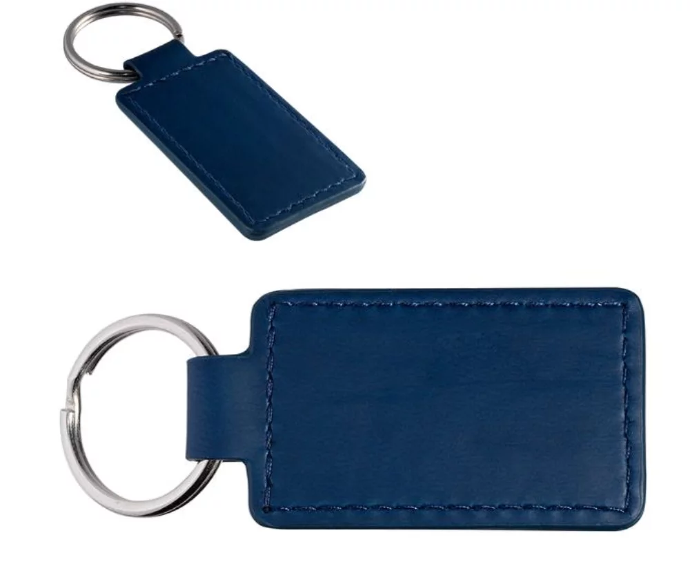 Tuscany™ PU Leather Rectangle Key Ring
