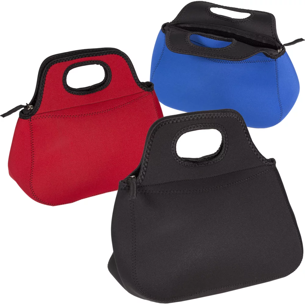 Zippered Neoprene Lunch Tote