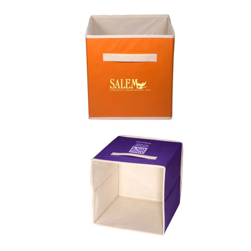 Boîte de rangement pliable en non-tissé