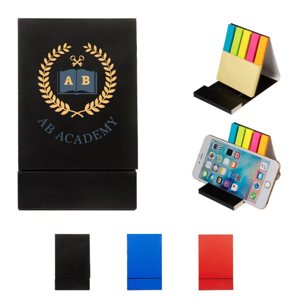 Bloc-notes adhésif Duo & support pour téléphone