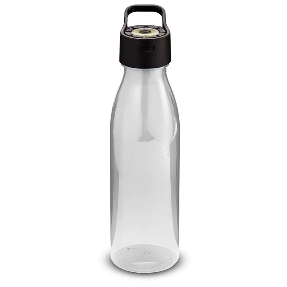 24 Oz. Water Bottle w/Rechargeable COB Light in Lid