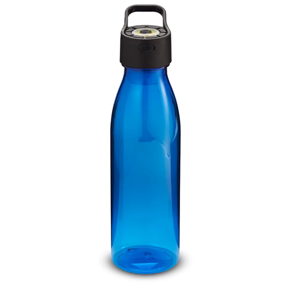 24 Oz. Water Bottle w/Rechargeable COB Light in Lid