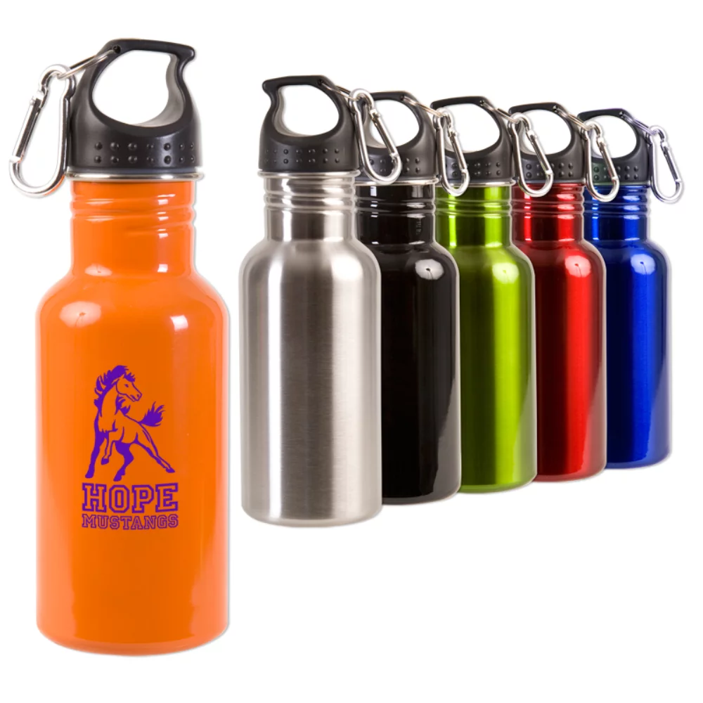 Bouteille d'aventure en acier inoxydable de 17 oz.