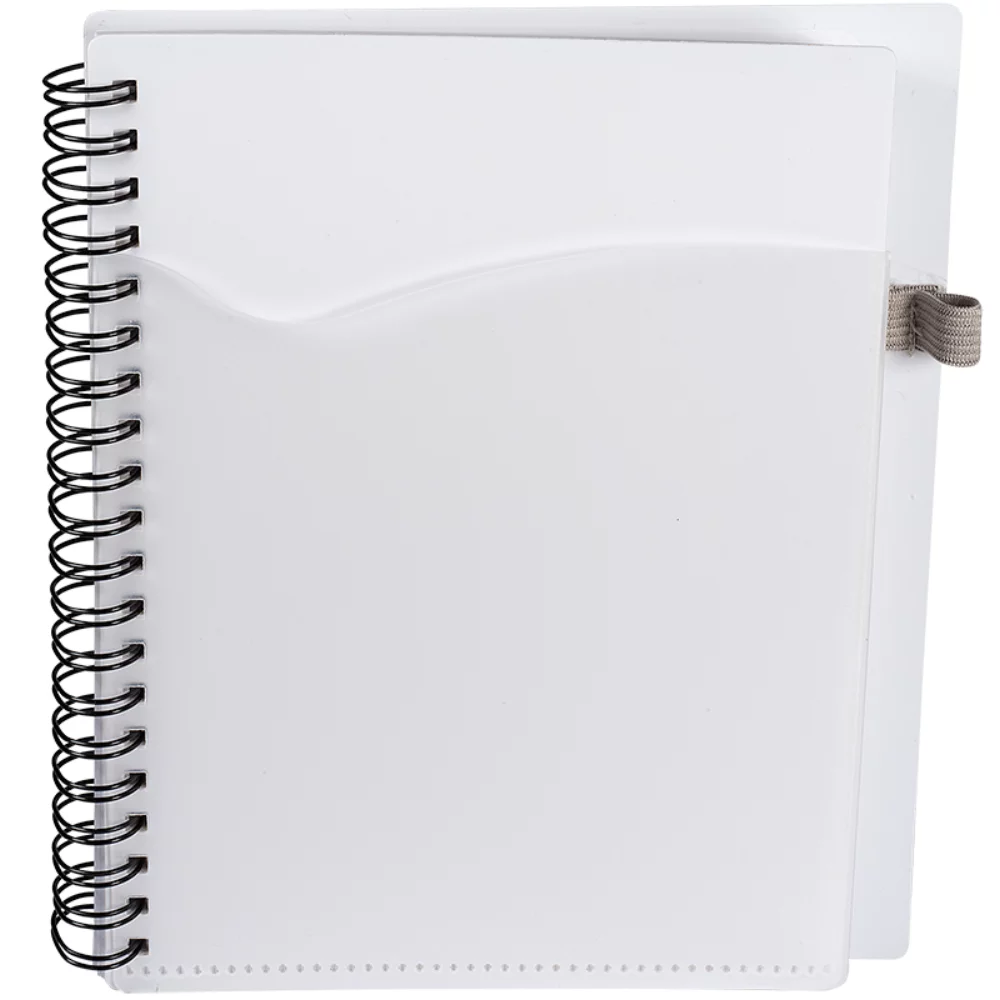 Polypro Notebook w/Clear Front Pocket