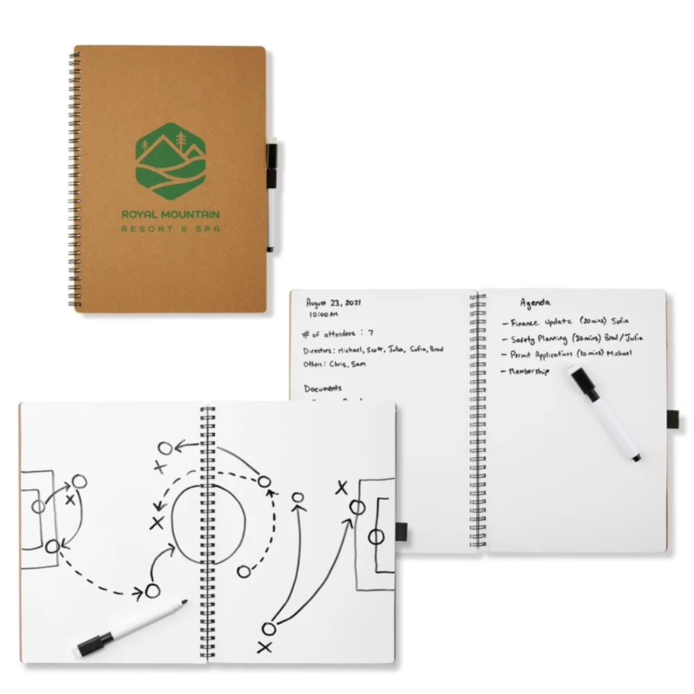 Cahier effaçable à sec Brainstorm