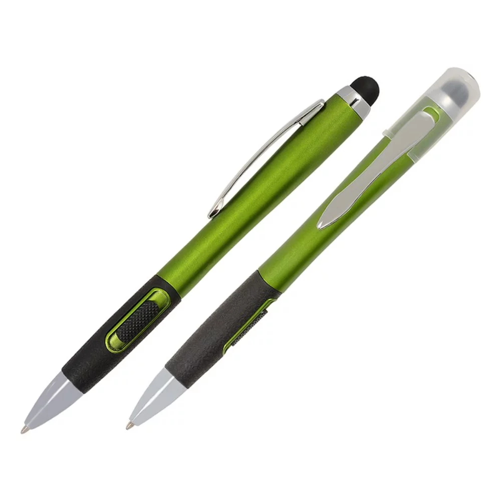 Stylo stylet Light-Up-Your-Logo avec finition mate