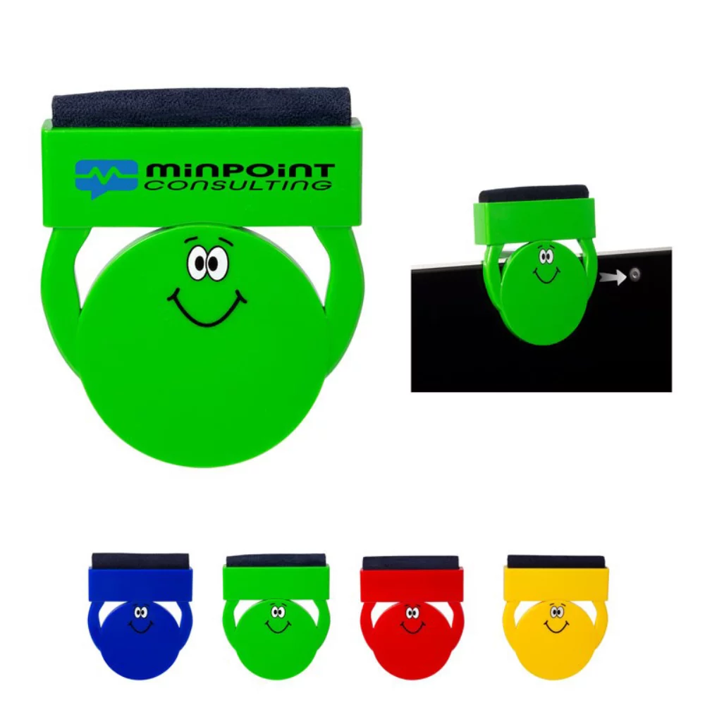 Cache webcam et nettoyeur d'écran Goofy Group™ Squeegee Clipster