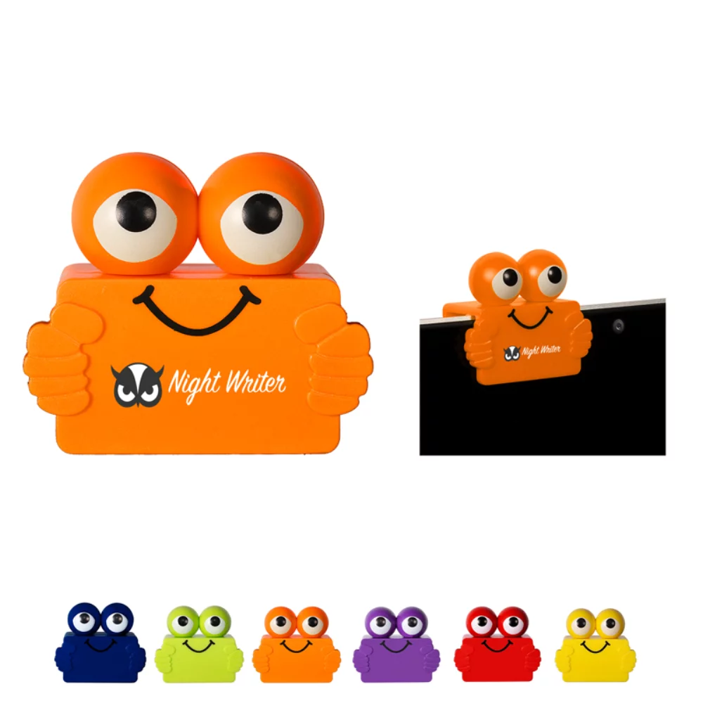 Cache de sécurité pour webcam avec un visage souriant