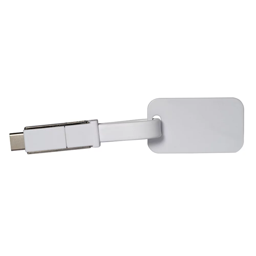 Taggy Cable (3-in-1 Cables w/Plastic Tag)