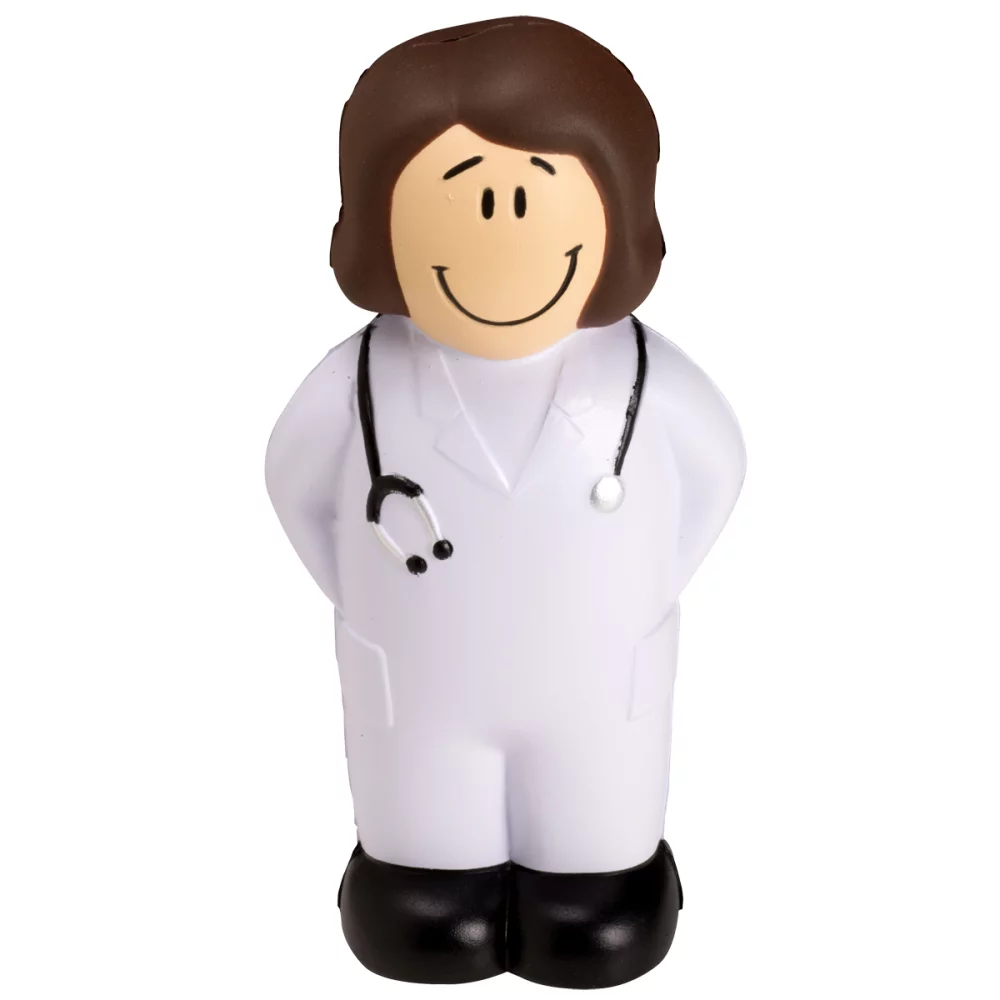 Soulageur de stress du docteur souriant